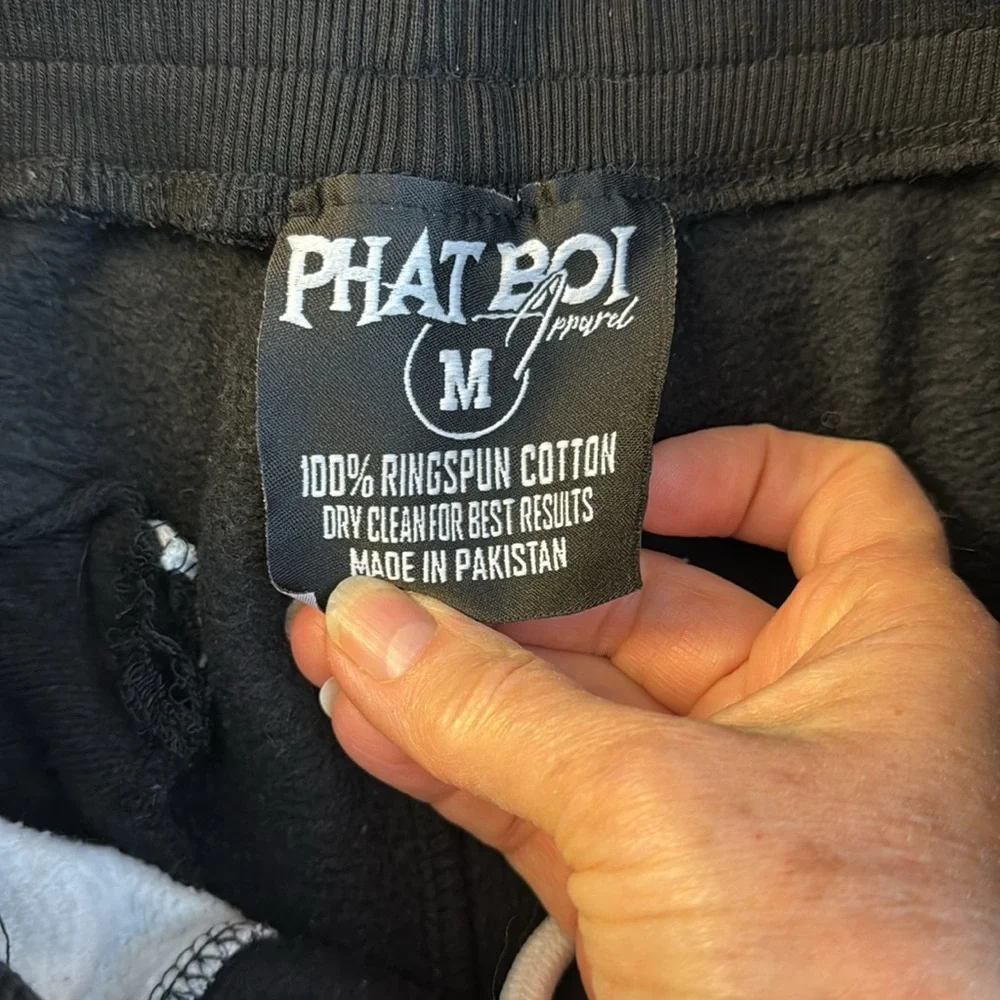 Phat Boi Black and White Joggers